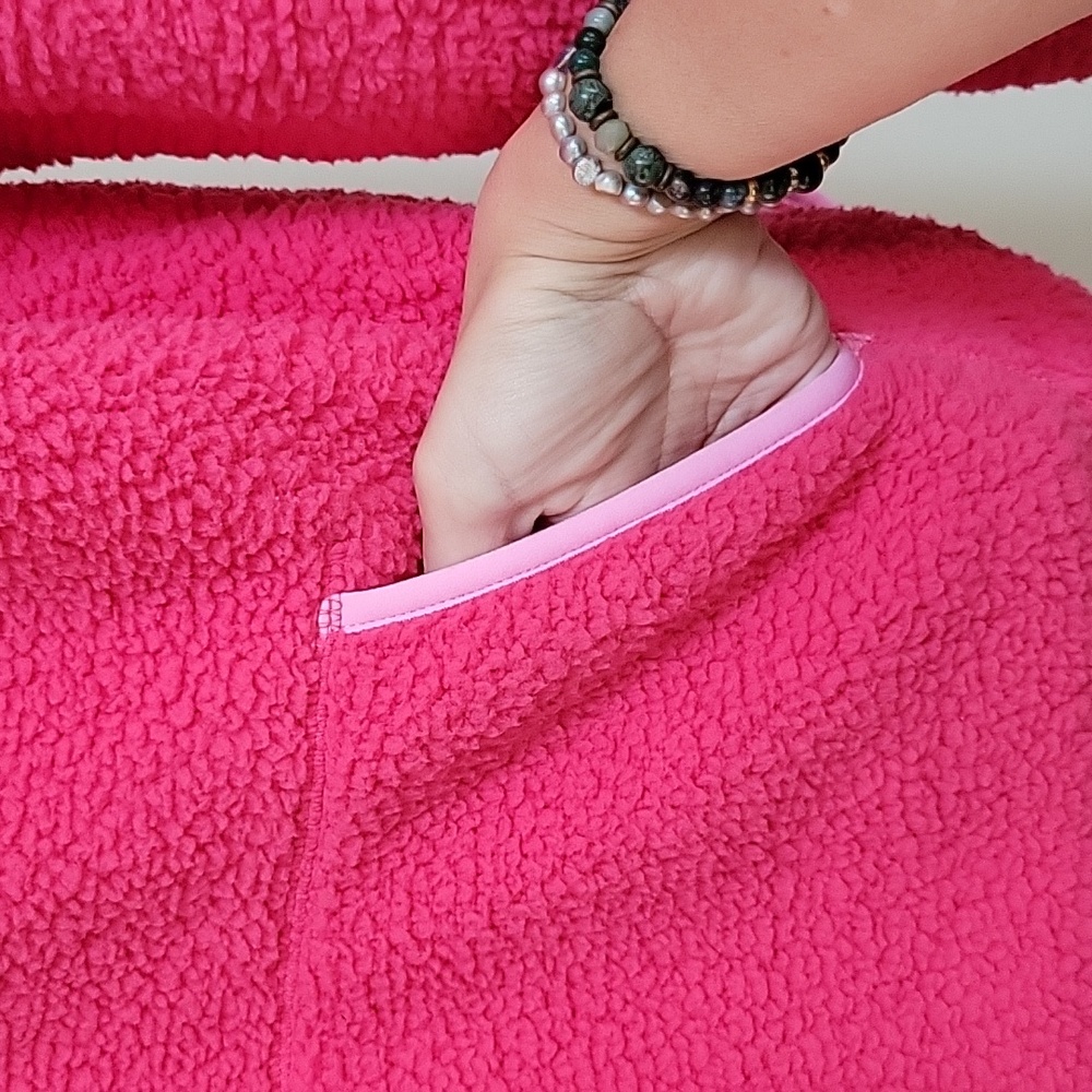 3/$12 CUTEST EVER LANDS END SHERPA HOODIE - Picture 5 of 9